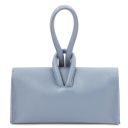 TL Bag Bolso Noche en Piel Azul claro TL141990