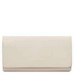 Diana Elégant Portefeuille en Cuir - Grand Modèle Beige TL142435