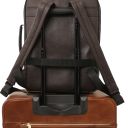 Brooklyn Zaino Porta Computer in Pelle Caffè TL142445