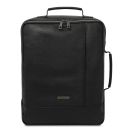 Brooklyn Mochila en Piel Porta Ordenador Negro TL142445