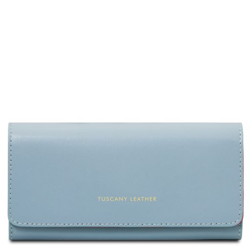 Diana Elegante Cartera en Piel - Modelo Grande Azul claro TL142435