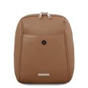 TL Bag Rucksack aus Weichem Leder Taupe TL141905