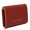 Diana Esclusivo Portafogli in Pelle - Misura Piccola Rosso TL142437