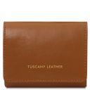 Diana Exklusive Damenbrieftasche aus Leder - Klein Cognac TL142437