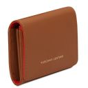 Diana Elégant Portefeuille en Cuir - Petit Modèle Cognac TL142437