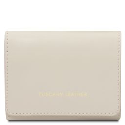 Diana Elégant Portefeuille en Cuir - Petit Modèle Beige TL142437