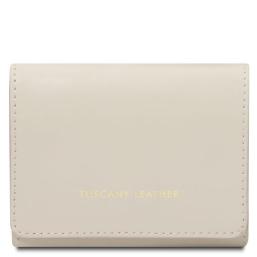 Diana Exclusive Leather Wallet - Small Size Beige TL142437