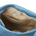 TL Bag Borsa a Tracolla in Pelle Morbida Azzurro TL141720