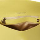 TL Bag Clutch aus Leder Lime Gelb TL141990