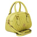 Chantilly Soft Leather Duffle bag Lime Yellow TL142446