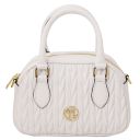 Chantilly Bolso a Mano en Piel Morbida Blanco TL142446
