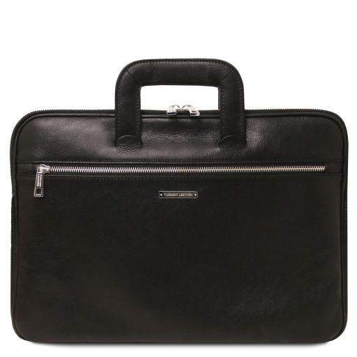 Caserta Cartella Portadocumenti in Pelle Nero TL142449