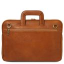 Caserta Document Leather Briefcase Телесный TL142449