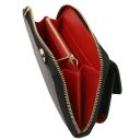 Urania Leather Wallet/phone Holder With Strap Black TL142433
