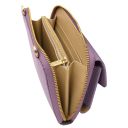 Urania Portafoglio/portacellulare in Pelle con Tracolla Lilla TL142433