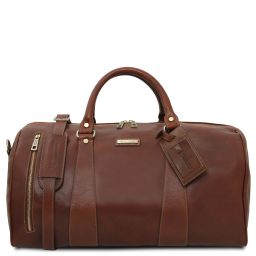 TL Voyager Sac de Voyage en Cuir - Grand Modèle Marron TL141794