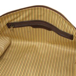 TL Voyager Maleta de Viaje en Piel - Modelo Grande Marrón oscuro TL141794