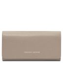 Iside Elegante Cartera en Piel - Modelo Grande Marrón topo claro TL142434
