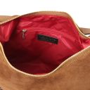 Sierra Borsa a Spalla in Pelle Scamosciata Cognac TL142419