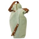 Sierra Schultertasche aus Wildleder Mint Grün TL142419