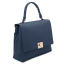 Silene Handtasche aus Kalbsleder Dunkelblau TL142152