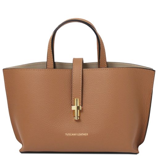 Agatha Handtasche aus Leder Karamell TL142456