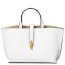 Agatha Handtasche aus Leder Weiß TL142456