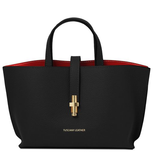 Agatha Handtasche aus Leder Schwarz TL142456