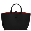 Agatha Handtasche aus Leder Schwarz TL142456