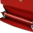 Iside Esclusivo Portafogli in Pelle - Misura Grande Celeste TL142434