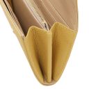 Iside Esclusivo Portafogli in Pelle - Misura Grande Giallo pastello TL142434