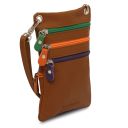 TL Bag Сумка-мини через плечо из мягкой кожи Коньяк TL142431