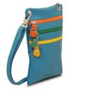 TL Bag Сумка-мини через плечо из мягкой кожи Бирюзовый TL142431