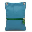 TL Bag Сумка-мини через плечо из мягкой кожи Бирюзовый TL142431