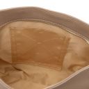Brenda Soft Leather Shoulder bag Taupe TL142450