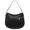 Brenda Schultertasche aus Weichem Leder Schwarz TL142450