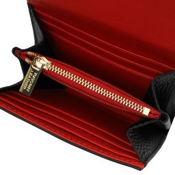 Iside Exclusive Leather Wallet - Small Size Black TL142436