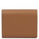 Iside Exclusive Leather Wallet - Small Size Caramel TL142436