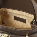 Maisy Leather Tote Dark Taupe TL142459