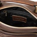 Paul Leather Crossbody Bag Dark Brown TL142457