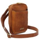 Mark Leather Crossbody Bag Natural TL142428