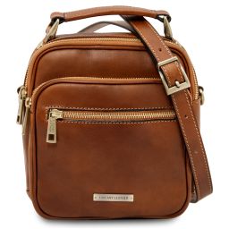 Paul Leather Crossbody Bag Natural TL142457