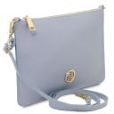 Diva Bolso Noche en Piel et Bandolera de Cadena Azul claro TL142461