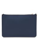 Diva Pochette in Pelle con Tracolla a Catena Blu scuro TL142461
