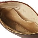 Diva Bolso Noche en Piel et Bandolera de Cadena Café TL142461