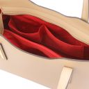 Olimpia Borsa Shopper in Pelle - Misura Piccola Champagne TL141591