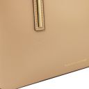 Olimpia Borsa Shopper in Pelle - Misura Piccola Champagne TL141591