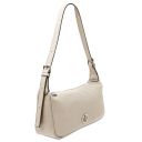 Miranda Schultertasche aus Weichem Leder Beige TL142467