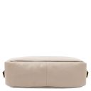 Miranda Schultertasche aus Weichem Leder Beige TL142467