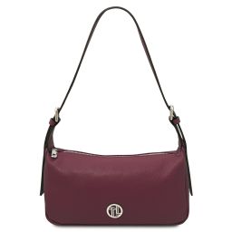 Miranda Sac Bandoulière en Cuir Souple Bordeaux TL142467